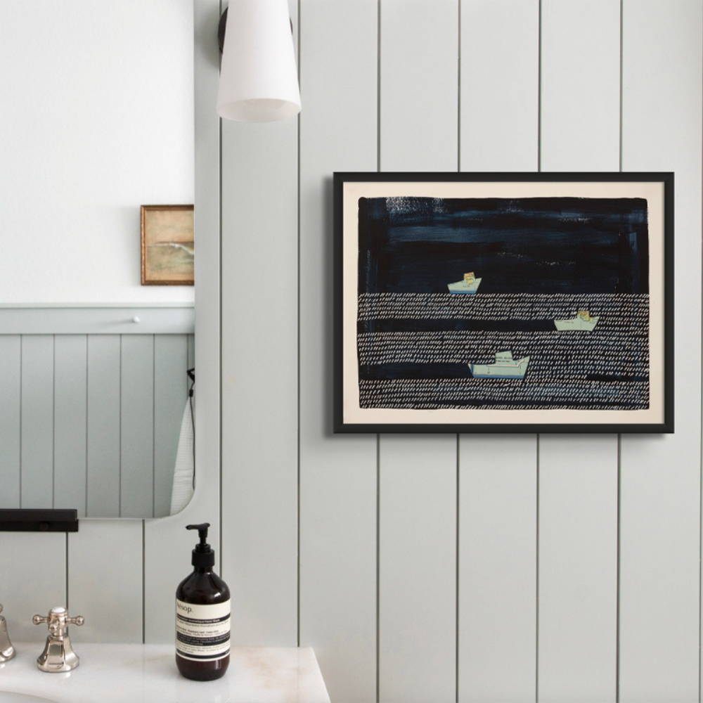 How To Choose Wall Art For Your Bathroom Beach House Art